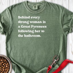 Great Pyrenees Strong Woman Premium Tee Gift For Women