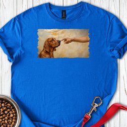 God Creates Redbone Coonhound T Shirt Gift For Dog Lover