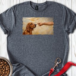 God Creates Redbone Coonhound T Shirt Gift For Dog Lover