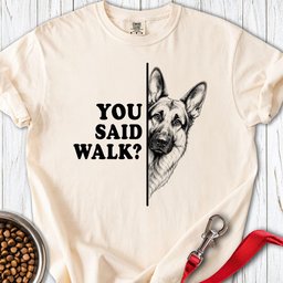 German Shepherd Walk Premium Tee Gift For Dog Lover