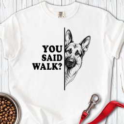 German Shepherd Walk Premium Tee Gift For Dog Lover