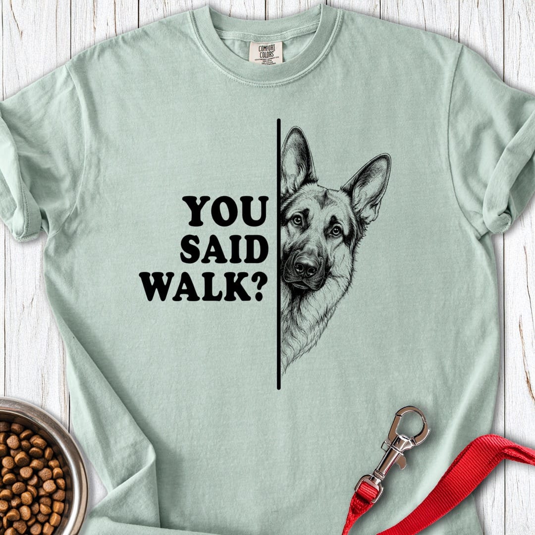 German Shepherd Walk Premium Tee Gift For Dog Lover