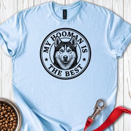 Husky My Hooman T Shirt Gift For Dog Lover