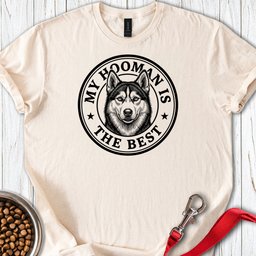 Husky My Hooman T Shirt Gift For Dog Lover
