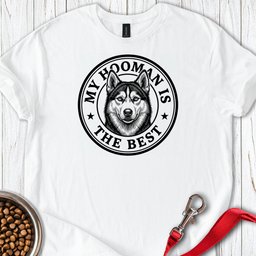 Husky My Hooman T Shirt Gift For Dog Lover