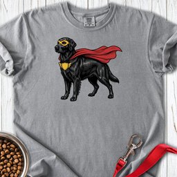 Flat Coated Retriever Superhero Premium Tee Gift For Dog Lover