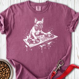 French Bulldog DJ Premium Tee Gift For Dog Lover