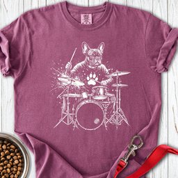 French Bulldog Drummer Premium Tee Gift For Dog Lover