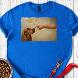God Creates Red Cocker Spaniel T Shirt Gift For Dog Lover