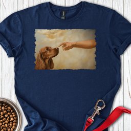 God Creates Red Cocker Spaniel T Shirt Gift For Dog Lover