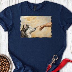 God Creates Husky T Shirt Gift For Dog Lover