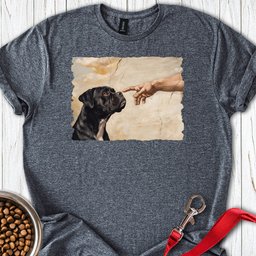 God Creates Black Boxer T Shirt Gift For Dog Lover