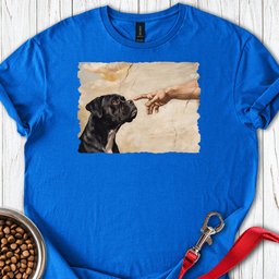 God Creates Black Boxer T Shirt Gift For Dog Lover