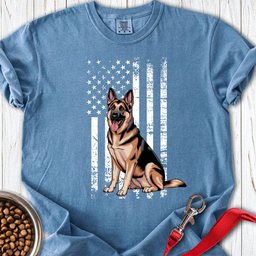 German Shepherd USA Premium Tee Gift For Dog Lover