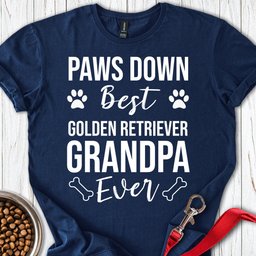 Golden Retriever Grandpa T Shirt Gift For Grandpa