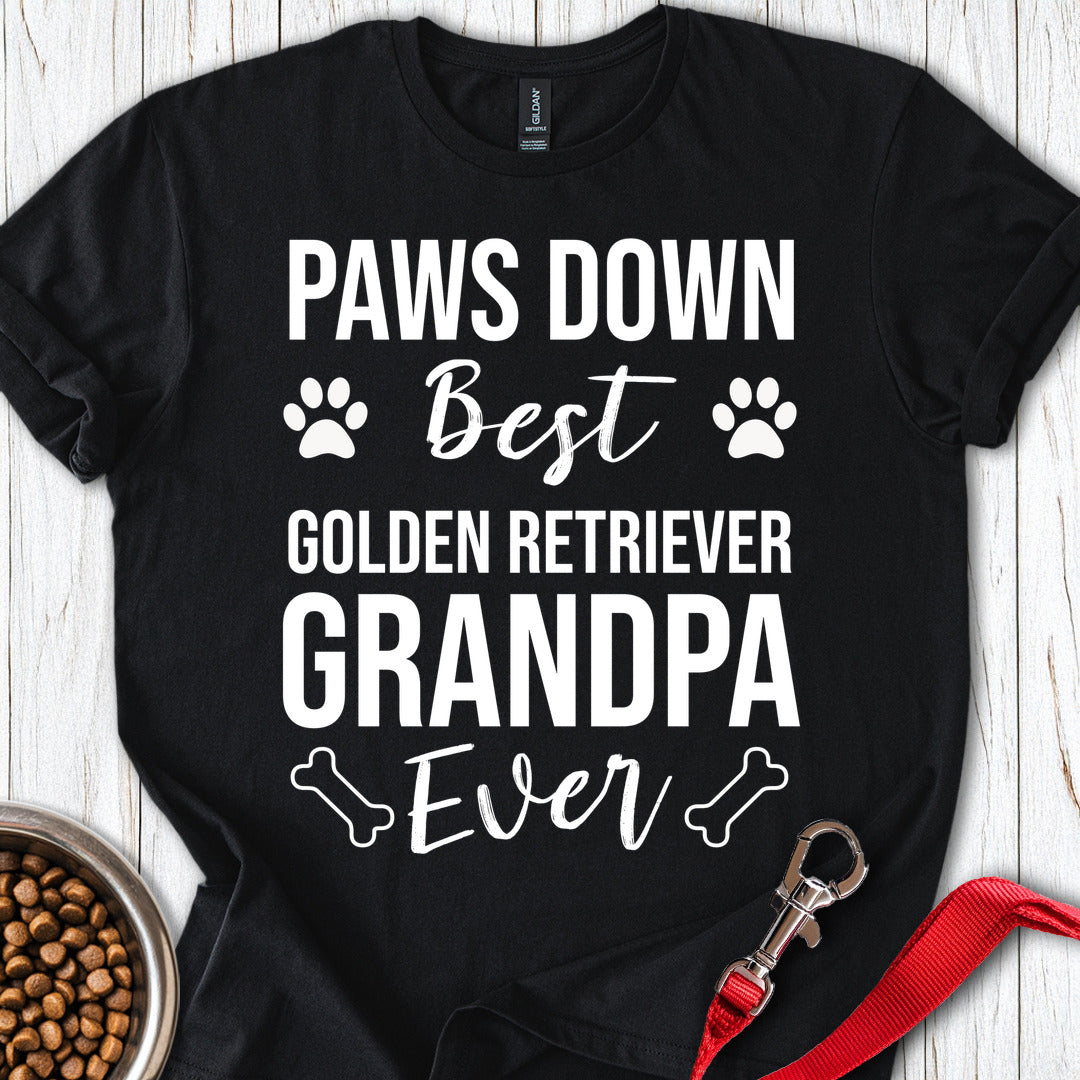 Golden Retriever Grandpa T Shirt Gift For Grandpa