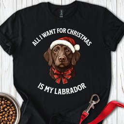Funny Labrador Christmas Labrador T Shirt Gift For Dog Lover
