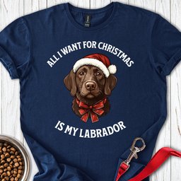 Funny Labrador Christmas Labrador T Shirt Gift For Dog Lover