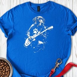 German Shorthaired Pointer Guitar T Shirt Gift For Dog Lover