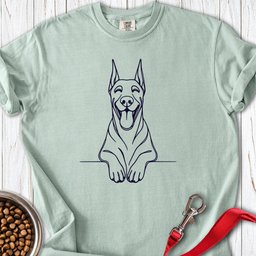 Happy Doberman Premium Tee Gift For Dog Lover