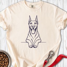 Happy Doberman Premium Tee Gift For Dog Lover