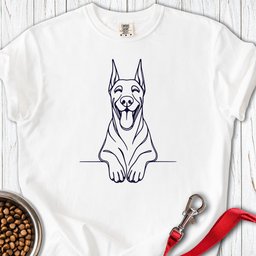 Happy Doberman Premium Tee Gift For Dog Lover