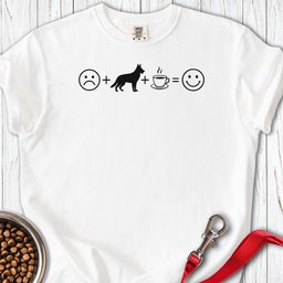 German Shepherd And Coffee Premium Tee Gift For Dog Lover