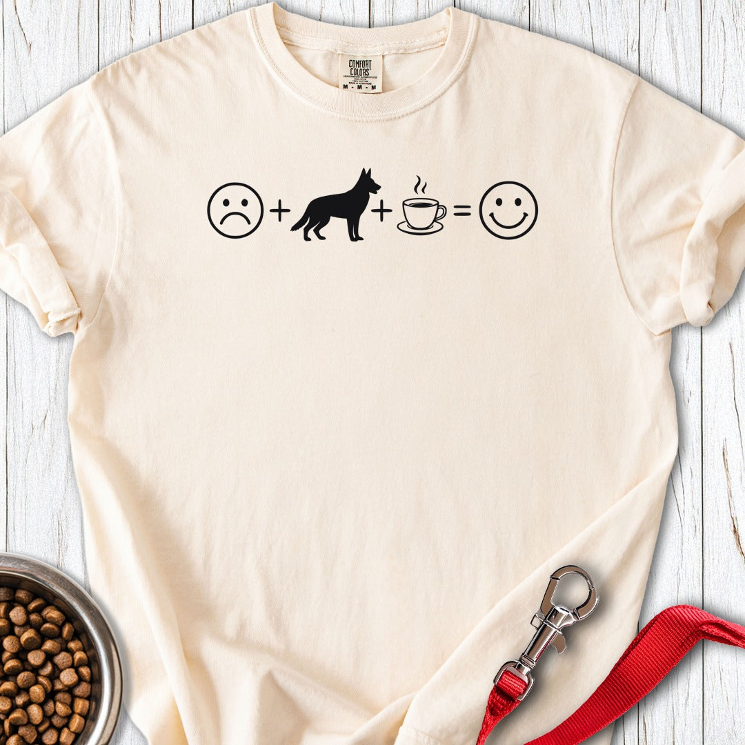 German Shepherd And Coffee Premium Tee Gift For Dog Lover