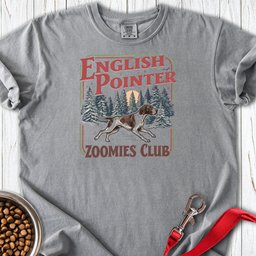 English Pointer Zoomies Club Premium Tee Gift For Dog Lover