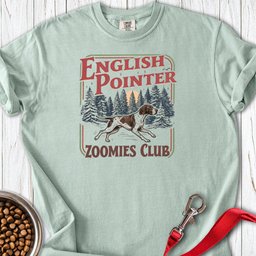 English Pointer Zoomies Club Premium Tee Gift For Dog Lover