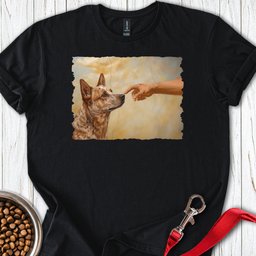 God Creates Red Heeler T Shirt Gift For Dog Lover