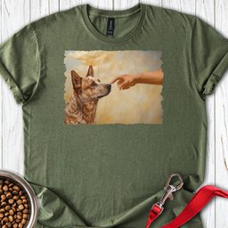 God Creates Red Heeler T Shirt Gift For Dog Lover