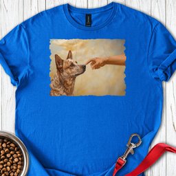 God Creates Red Heeler T Shirt Gift For Dog Lover