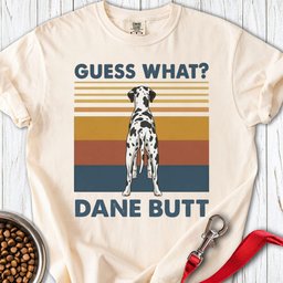Harlequin Great Dane Butt Premium Tee Gift For Dog Lover