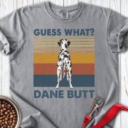 Harlequin Great Dane Butt Premium Tee Gift For Dog Lover