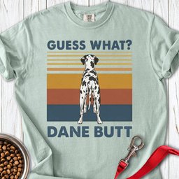 Harlequin Great Dane Butt Premium Tee Gift For Dog Lover
