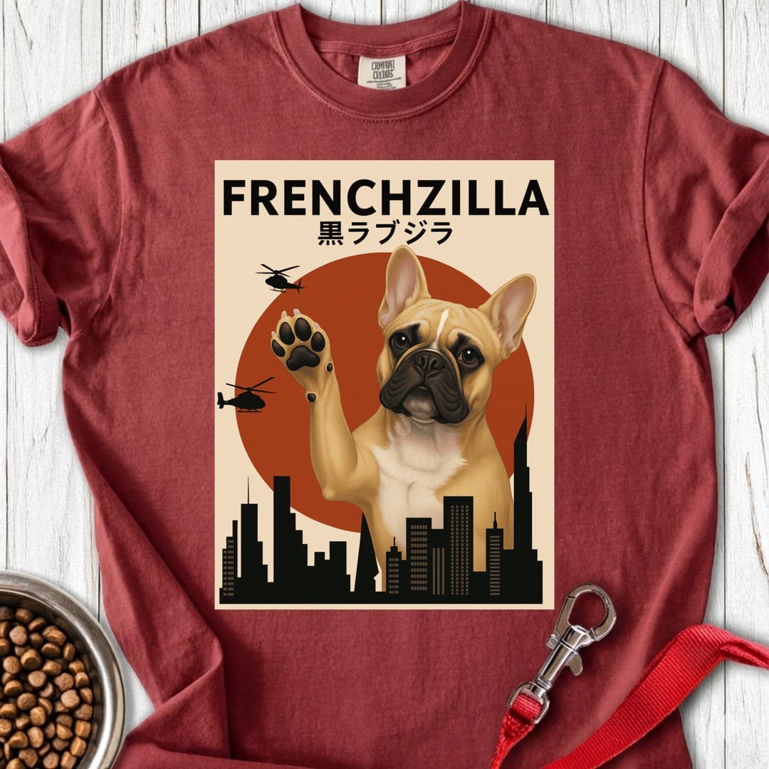 Fawn Frenchzilla Premium Tee Gift For Dog Lover