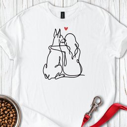 Doberman Girl T Shirt Gift For Dog Lover