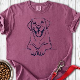 Happy Lab Premium Tee Gift For Dog Lover