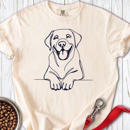 Happy Lab Premium Tee Gift For Dog Lover
