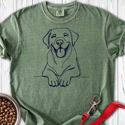 Happy Lab Premium Tee Gift For Dog Lover