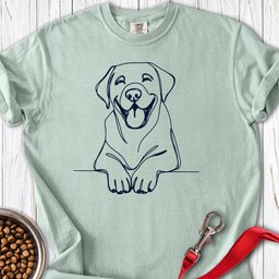 Happy Lab Premium Tee Gift For Dog Lover