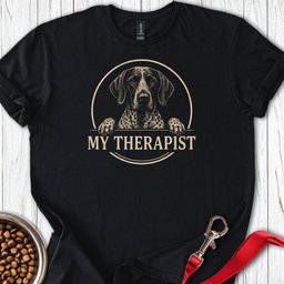 German Shorthaired Pointer Therapist T Shirt Gift For Dog Lover