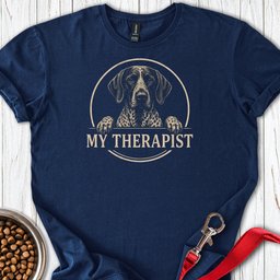 German Shorthaired Pointer Therapist T Shirt Gift For Dog Lover