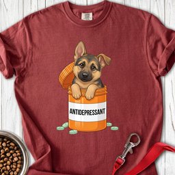 German Shepherd Antidepressant Premium Tee Gift For Dog Lover