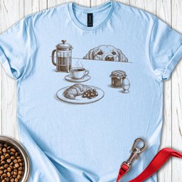 Hungry Golden Retriever T Shirt Gift For Dog Lover