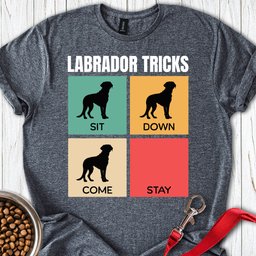 Funny Labrador Tricks T Shirt Gift For Dog Lover