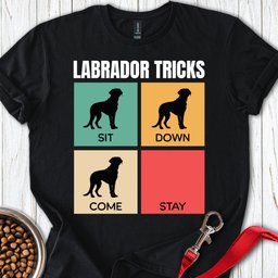 Funny Labrador Tricks T Shirt Gift For Dog Lover