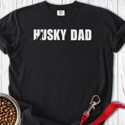 Husky Dad Premium Tee Gift For Dad