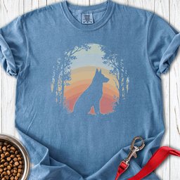 German Shepherd Nature Premium Tee Gift For Dog Lover